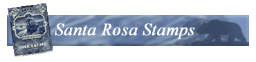 Santa Rosa Stamps - California
